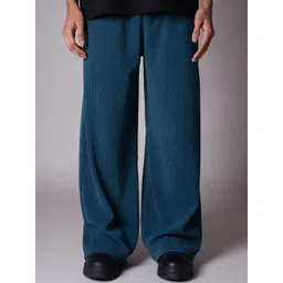 HOP HEAD Men Regular Fit Mid-Rise Corduroy Trousers-picture-27