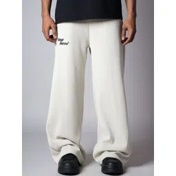 HOP HEAD Men Wide Leg Relaxed-Fit Cotton Trousers-picture-22