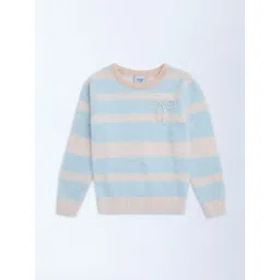 HOP Kids by Westside Blue Striped Sweater-picture-38