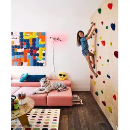 Hop N Play 10 Pcs Adventure Wall Climbing Rock Holds for Kids, Multicolor image 4