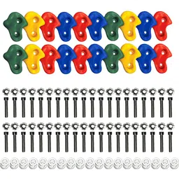 hop n play Kids Adventure Climbing Holds 20Pcs DIY Wall Grips for Indoor & Outdoor Play-picture-10