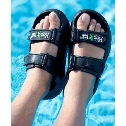 Hopits Brand Name Designed With Changeable Straps Water Proof Sandals - Black-picture-22
