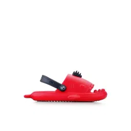 HOPPA Kids Red & Black Sling Back Sandals-picture-37