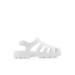 HOPPA Women's White Back Strap Sandals image 2