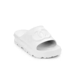HOPPA Women's White Slides image 3