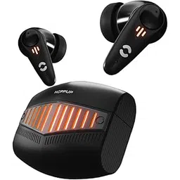 HOPPUP Predator Xo7 Gaming Earbuds with 35MS Low Latency, 13MM Drivers & Quad Mic ENC Bluetooth Headset (Black, Grey, True Wireless)-picture-10