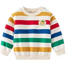 Hopscotch Boys Cotton and Spandex Round Neck Sweatshirts-picture-10