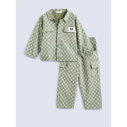 hopscotch 2-Pc All-Over Print Shirt & Pants-picture-38