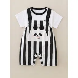 hopscotch 2-Pc Striped Dungaree & T-shirt-picture-32
