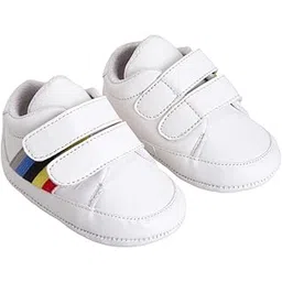 hopscotch Baby Boys Synthetic/PU Booties in White Color, UK:2.5 (3-6 Months)-picture-32