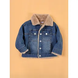 Hopscotch Boys Blue BLENDED Solid Jackets-picture-38