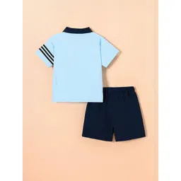 Hopscotch Boys Blue Cotton Blend Clothing Set-picture-19