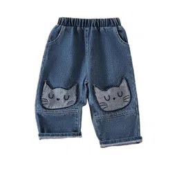 Hopscotch Boys Blue Cotton Relaxed Fit Mid-Rise Jeans-picture-26