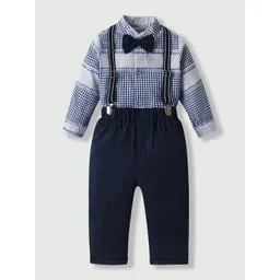Hopscotch Boys Checked Shirt with Trousers-picture-13