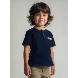 Hopscotch Boys Cotton Round Neck T-shirt-picture-21