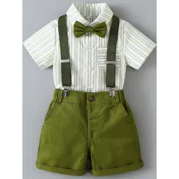 Hopscotch Boys Polyester Striped Clothing Set-picture-22