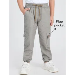 Hopscotch Boys Regular-Fit Cargo Track Pant-image-20