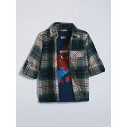 Hopscotch Boys Tartan Checks Checked Casual Shirt-picture-23