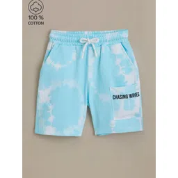 Hopscotch Boys Tie And Dye Pure Cotton Shorts-picture-11