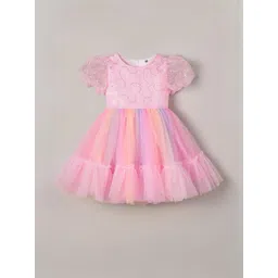 Hopscotch Girls BLENDED Fit & Flare Dresses-picture-29