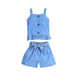 Hopscotch Girls Blue Tunic with Shorts-picture-21