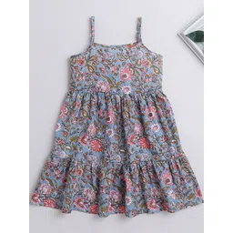 Hopscotch Girls Cotton Fit & Flare Dresses-picture-52