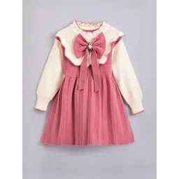 Hopscotch Girls Nylon Fit & Flare Dresses-picture-25