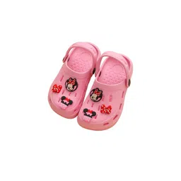 Hopscotch Girls Pink PU Clogs-picture-56