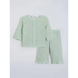 Hopscotch Girls Printed T-shirt with Trousers-picture-43