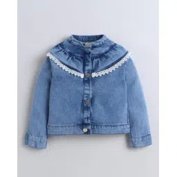 hopscotch Girls Regular Fit Denim Jacket-picture-19