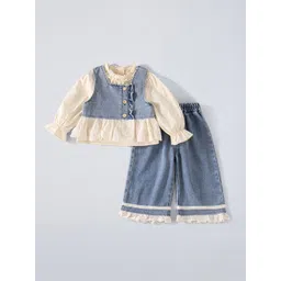 Hopscotch Girls Top with Trousers-picture-34