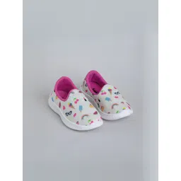 Hopscotch Girls White PU Slip-Ons image 2
