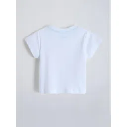 Hopscotch Girls White Pure Cotton Solid Clothing Set-picture-24