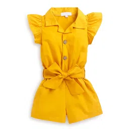Hopscotch Girls Yellow Jumpsuit-picture-19
