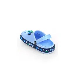 Hopscotch Kids Boys Blue Monster Charm Clogs image 5