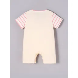 Hopscotch Kids Cotton Pom Pom Dungaree Style Romper-picture-10