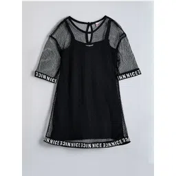 Hopscotch Print A-Line Dress-picture-20