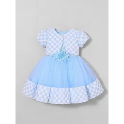 Hopscotch Print Fit & Flare Dress-picture-17