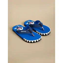 Hopscotch Unisex Kids Shark Printed Casual Flip Flops-picture-45