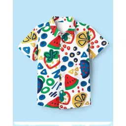 hopzonic Boys Printed Regular Fit Shirt image 1
