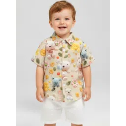 HOPZONIC Boys Classic Printed Party Shirt-picture-51