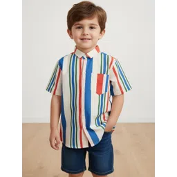 HOPZONIC Boys Classic Striped Casual Shirt-picture-30
