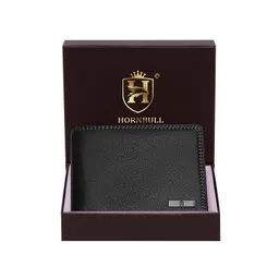 Hornbull Men RFID Protected Textured Zip Detail Leather Two Fold Wallet-picture-40