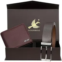 hornbull Men's Brown Wallet and Belt Combo | Valentine's Day Gift Set for Men | Mens Leather Wallet | Wallets Men Leather BW69187-picture-10