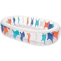 hornflow Elliptic (IND*99) Pool 54066 (2.29 X 1.52 X .51M) With Free Pump Inflatable Swimming Pool-picture-34