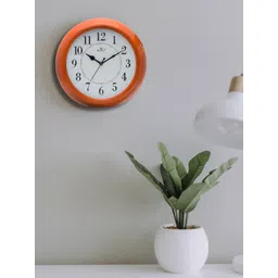 Horo White Handcrafted Geometric Solid Analogue Wall Clock-picture-40