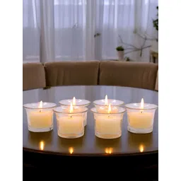 HOSLEY White 6 pieces Jar Candle-picture-30