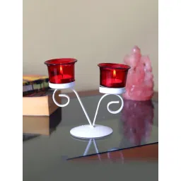 HOSLEY White Iron Tealight Candle Holder-picture-24