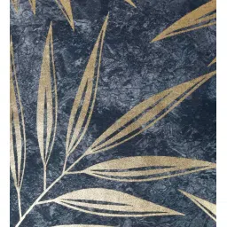 hosta homes Blue Velvet Floral 16X16 Inches Cushion Covers (Pack of 2) image 4