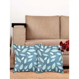 HOSTA HOMES Blue Polyester Cushion Covers - Set of 2-picture-10